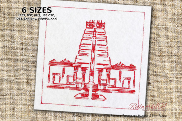 Atlanta Temple Redwork Embroidery: A Stitcher's Review
