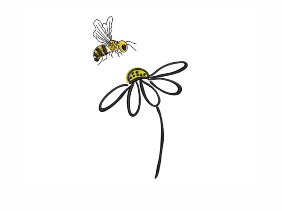 Bee and Daisy: A Sweet Embroidery for Handmade Gifts