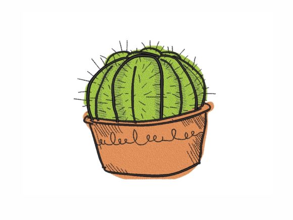 Cactus in a Pot: A Stitch Guide for Gift Makers