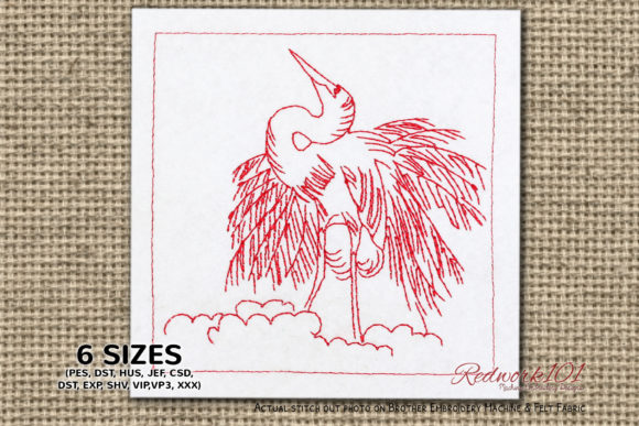 Great Egret Embroidery: A Craft Fair Seller’s Review