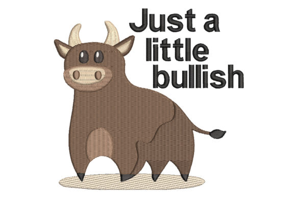 Just a Little Bullish Cute Bull: Embroidery Review for Sellers