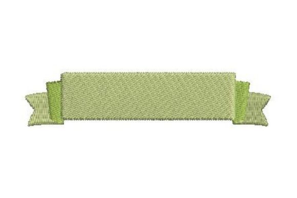 Pastel Green Banner: Garden-Inspired Embroidery for Handmade Sellers