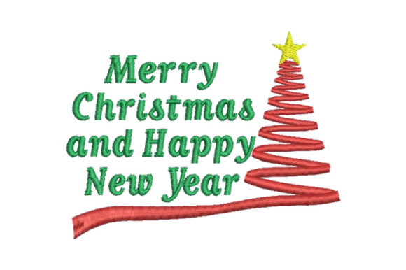 Reviewing the Merry Christmas and Happy New Year Embroidery