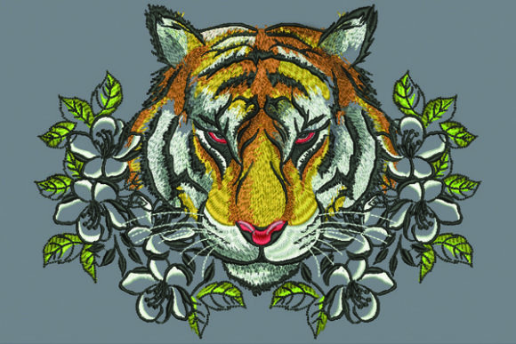 Tiger and Flowers: An Embroidery Seller's Review
