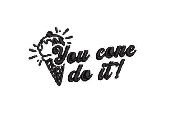 You Cone Do It: A Playful Embroidery Design Review